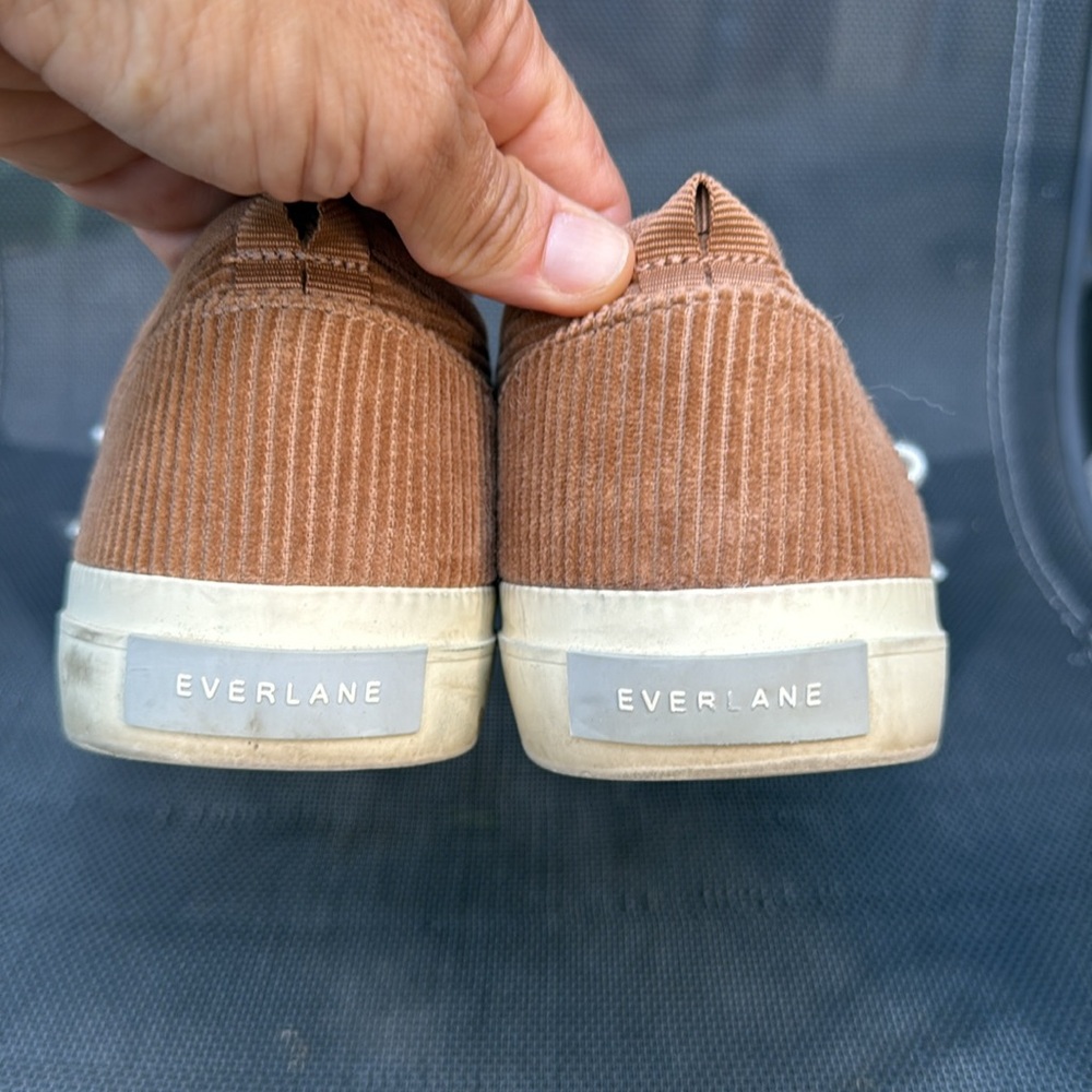 Everlane Corduroy Sneakers in Brown Sz 11 - Picture 5 of 11